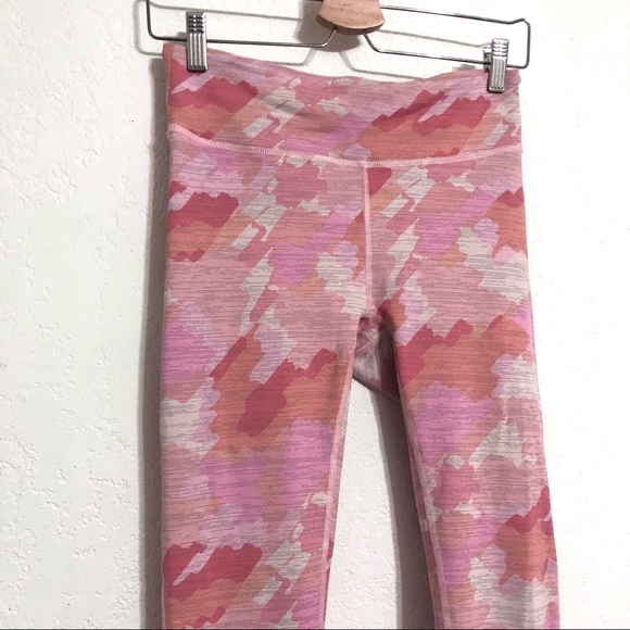 Outdoor Voices Pink  Camo Coral Stroke Leggings - Picture 1 of 9